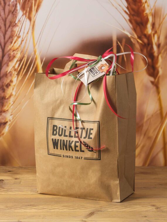 Kerst Papieren Bolletje logotasje